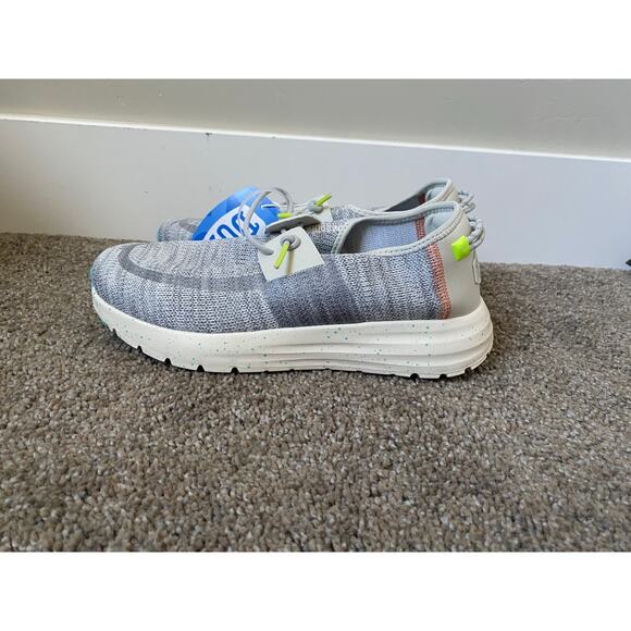 Hey Dude Gray Sirocco W/ Speckles Women's Slip On Shoes- Size 8 - Picture 4 of 9